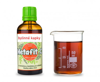 Metafit C (cukrovka) kapky (tinktura) 50 ml