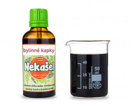Průdušky - suchý K. - bylinné kapky (tinktura) 50 ml
