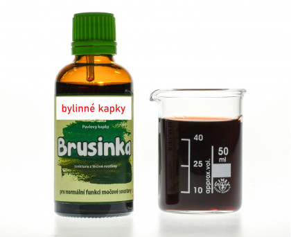 Brusinka list kapky (tinktura) 50 ml