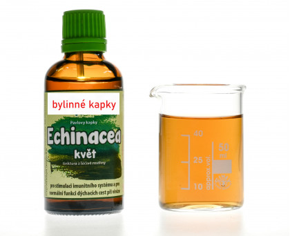 Echinacea (třapatka) kapky - kvetoucí nať (tinktura) 50 ml