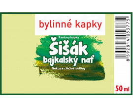 Šišák bajkalský nať - bylinné kapky (tinktura) 50 ml